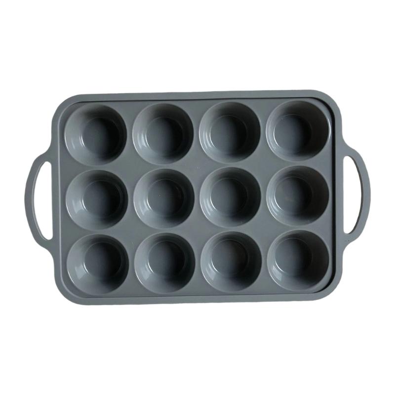 Nonstick Stainless Steel Frame Flexible Silicone Cake Pan For Dessert Chocolate Molds Oven Baking Accessories