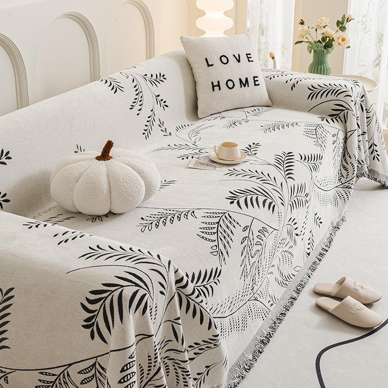 

Фонтанезия Шенилловое диванное полотенце Четыре сезона Универсальный Всевключающий чехол на диван Пылезащитный чехол Цельный чехол для дивана Ткань Защита от царапин 180*130cm