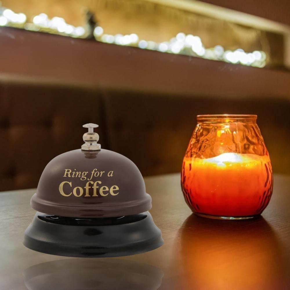 Iron Craft Metal Service Bell Novelty Dinner Reminder Bell Funny Desk Call Bell  Meal Bell Reminder