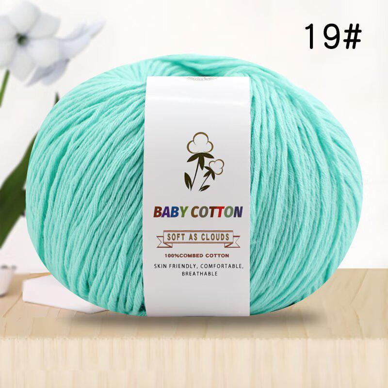 Pure Xinjiang Cotton Yarn for Children's Knitting and DIY Crochet Projects