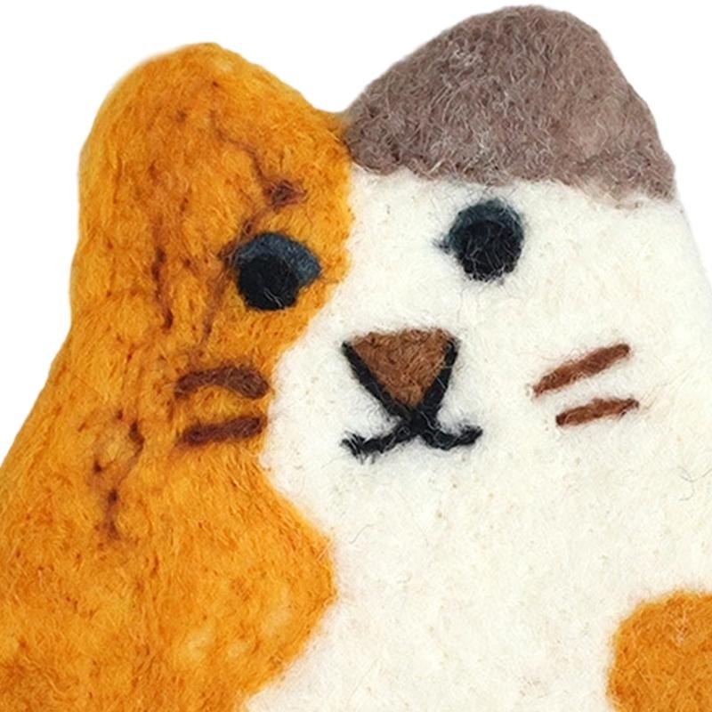 Natural Fiber Drink Mats Cartoon Animal Shape Coaster Heat Resistant Table Protector For Modern Homes Office Use