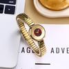Sky Mirror Small Dial Elastic Strap Women'S Watch Niche Premium Small Women'S Quartz Watch