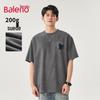 Baleno Men's High Street Loose Fit Suede-like T-shirt