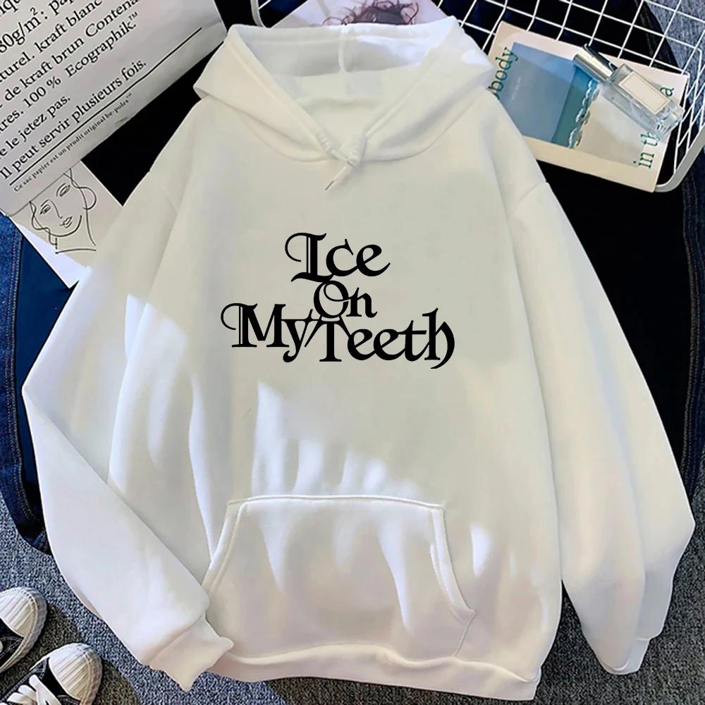 Ateez Ice My Teeth Hoodie New Song Women's Hoodie Kawaii Clothes Width Memorial Autumn Winter Pullover Sweatshirt Retro