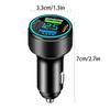 Car USB Charger Multi Port 4 Port Auto Charger Adapter PD QC LED Digital Display Fast Charging Car Phone Charger For SUV Sedan