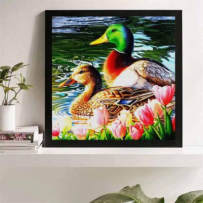 Neuankömmling 5D DIY Vollkreis Diamantmalerei "Ente" Stickerei Kreuzstich Heimdeko Geschenk