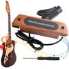 Wood Magnetic Soundhole Pickup Wood Acoustic Guitar Sound Hole Pickup Acoustic Guitar Pickup Acoustic Guitar Accessories