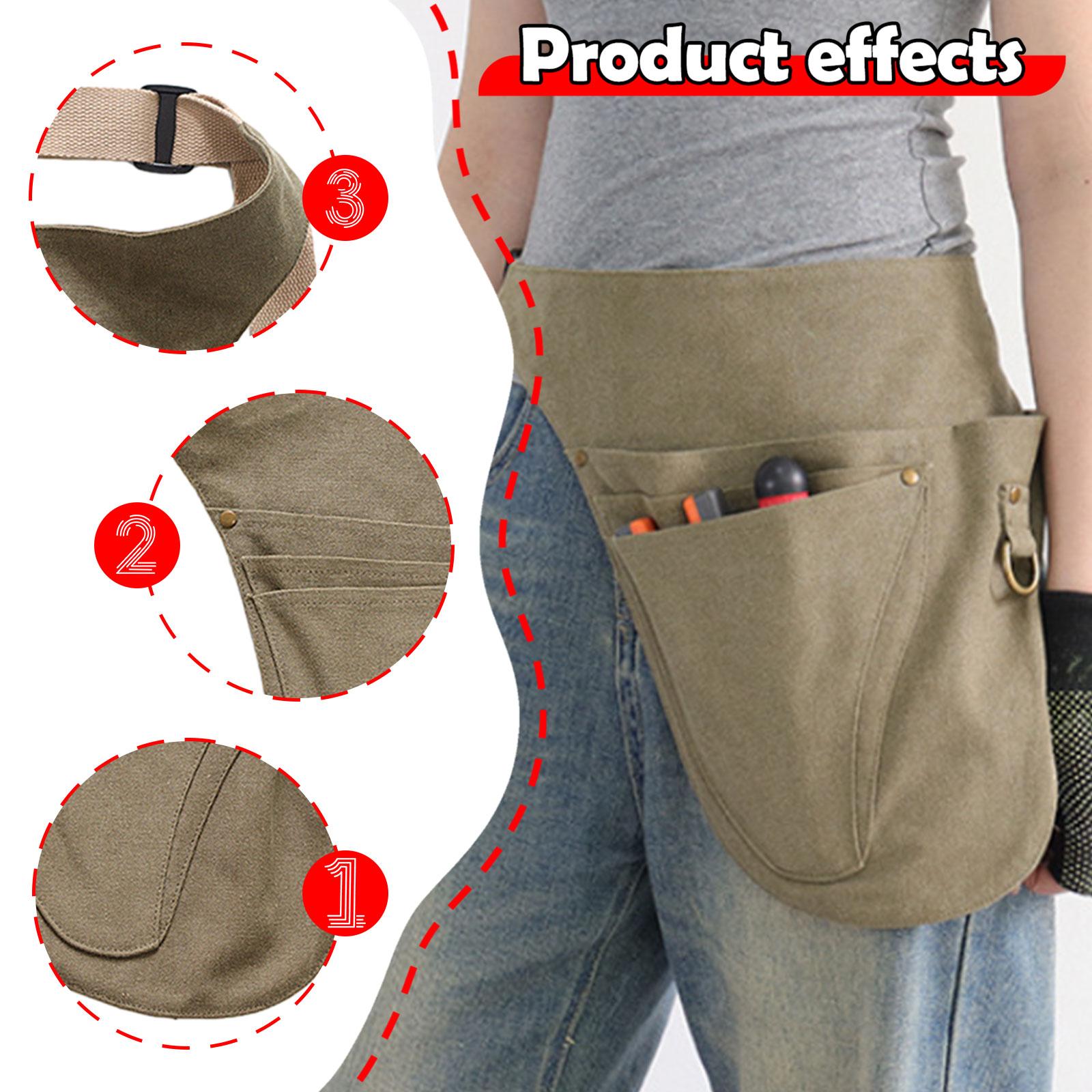 

Tool Belt Tool Organizer Work Apron Toolbag for Handyman Farmer Carpenter Woodworker зелений