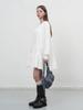 General Idea Loose Fit Ruffle Jersey Dress [White] / Wbe3L15502