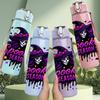 1PC Spooky Season Witch Pattern 750ml Color Plastic Sports Water Bottle Leakproof Flip Straw Lid Suitable for Sports Office Home Use
