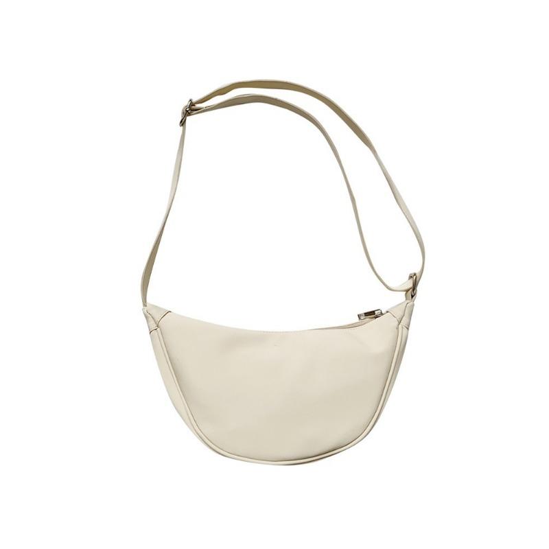 Bolsa casual simples de bolinho de massa, bolsa de lona de náilon, nova bolsa transversal feminina, bolsa de peito versátil, bolsa leve para axilas