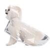 New Raincoat Pet Transparent Outgoing Raincoat Thickened Windproof and Waterproof Large, Medium, and Small Dog Clothes Plastic F