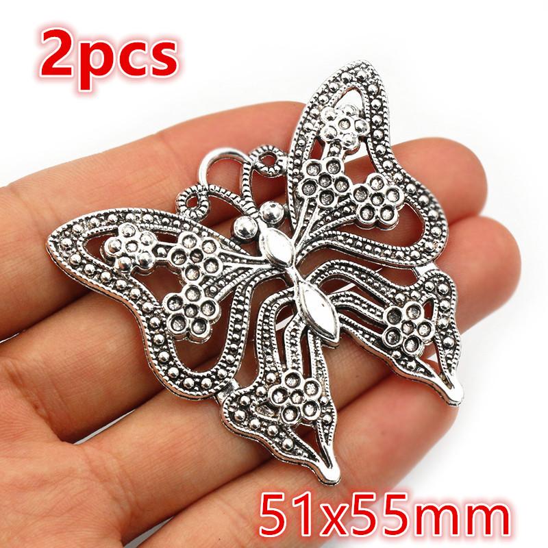 2-50 stuks Libelle Vlinder Bedeltjes Hanger Legering Metaal DIY Sieraden Maken Accessoires Onderdelen voor Kettingen Sleutelhangers Oorbellen