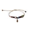 Handmade Ceramic Beaded Bracelet Ethnic Style Wrist Chain Accessory Woven Charm