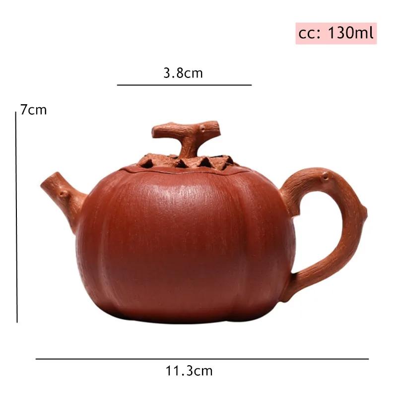 

130ml Master Handmade Yixing Purple Clay Teapot Boutique Filter Beauty Kettle High Quality Zisha Tea Set Chinese Teaware Gifts