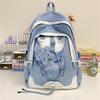 High Value College Style Fresh and Sweet Backpack, Junior High School Students Contrasting Colors, Lightweight and Large-capacity Backpack