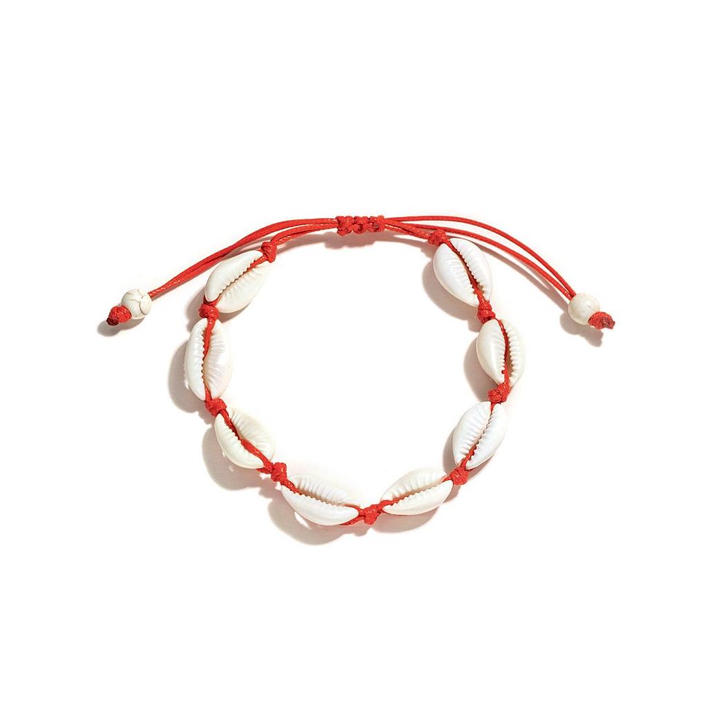 European & American Creative Hawaiian Shell Braided Bracelet