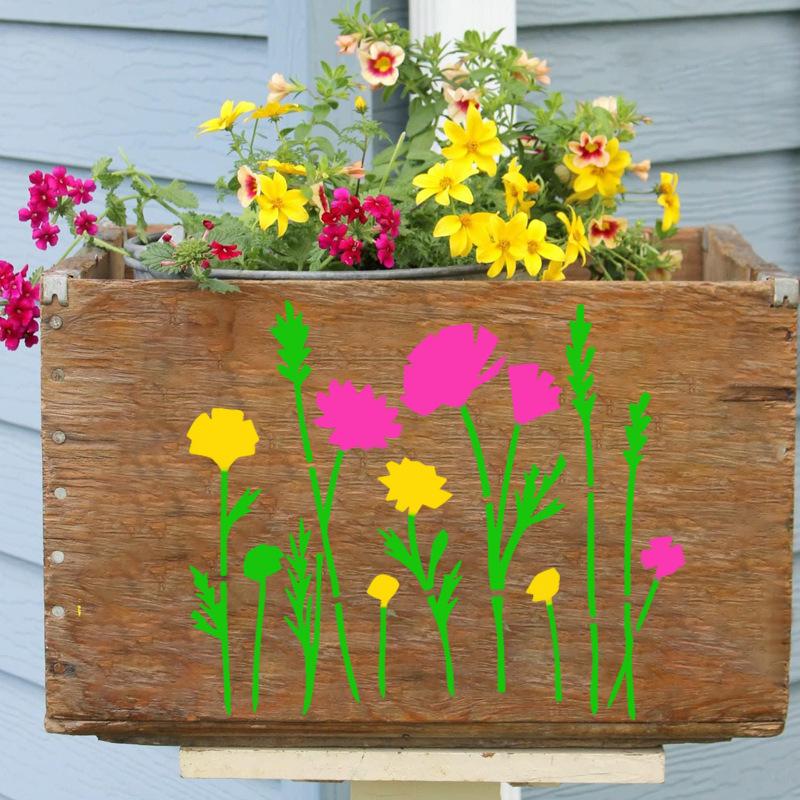 Original New Model, 20 Sheets/set, Flower Painting Template, Flower Theme Template, DIY Theme, Reusable, Handwritten Report Template