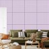 Wallpaper Fabric Pattern Light Gray and Purple 50x1000