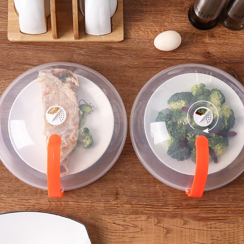 Microwave Splatter Cover Microwave Plate Cover Saft Plastic 10 in Splatter Guard Lid with Steam Vents Splatter Microwave Cover