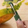 Multifunctional two-in-one fruit knife portable double-head dual-purpose peeler stainless steel household knife