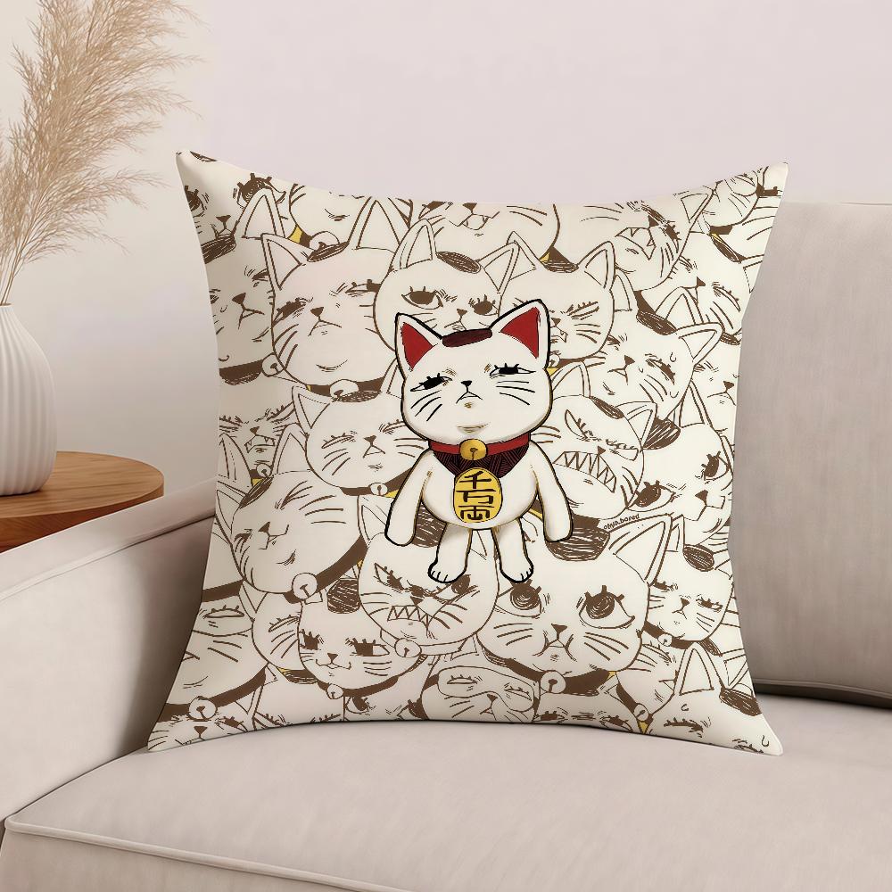 Anime D-DanD-dadan Turbo Granny Pillow Case Office Cushions Suitable For Sofa Car Bedroom Decorative Cushion Cover