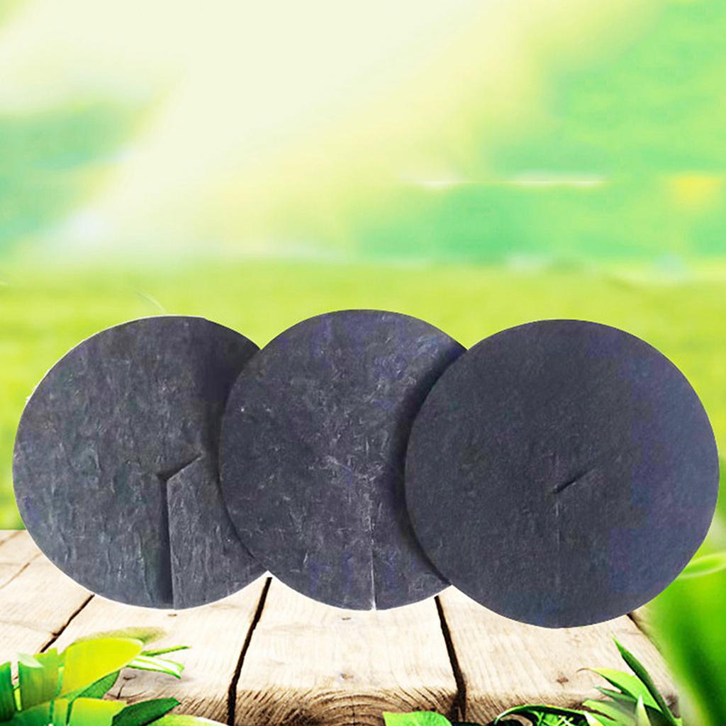 10 Pcs Non Woven Tree Rings Round Weed Barrier Fabric Cover Tree Mulch Rings for Landscaping Weed Control Root