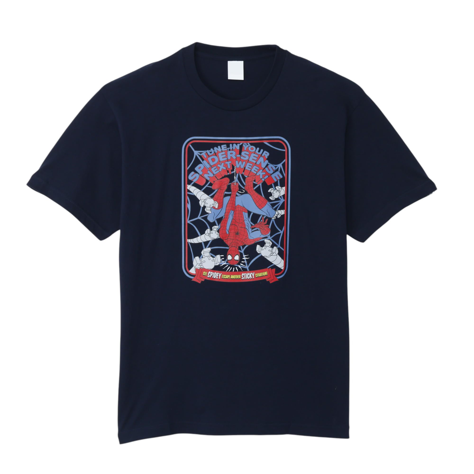 

Small Planet Marvel Spider-Man Double-Sided Print T-Shirt, Size L, Spider-Man Day