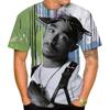 Summer fashion trend hip-hop 3D printed T-shirt, personalized cool and comfortable short sleeved top