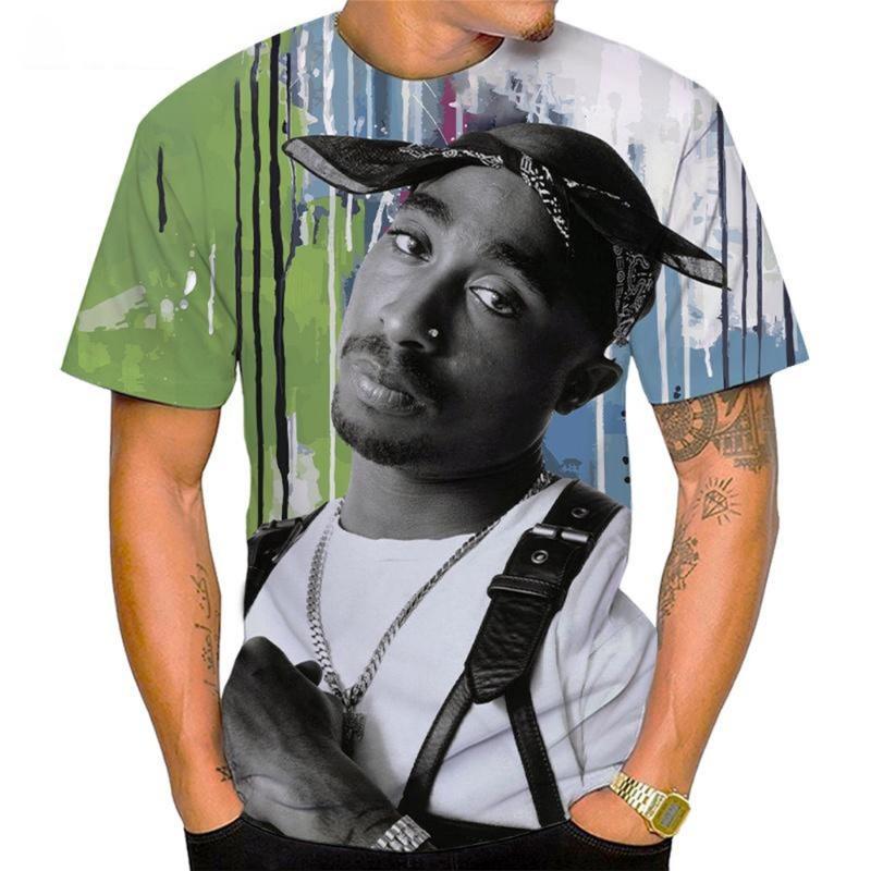 Summer fashion trend hip-hop 3D printed T-shirt, personalized cool and comfortable short sleeved top