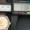 TITONI AIRMASTER TITOFLEX VINTAGE HAND-WINDING SWISS MENS BEIGE WATCH a705144-1