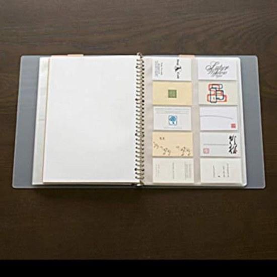Raccoglitore Muji in Polipropilene A4 30 Fori Rinnovato Durevole
