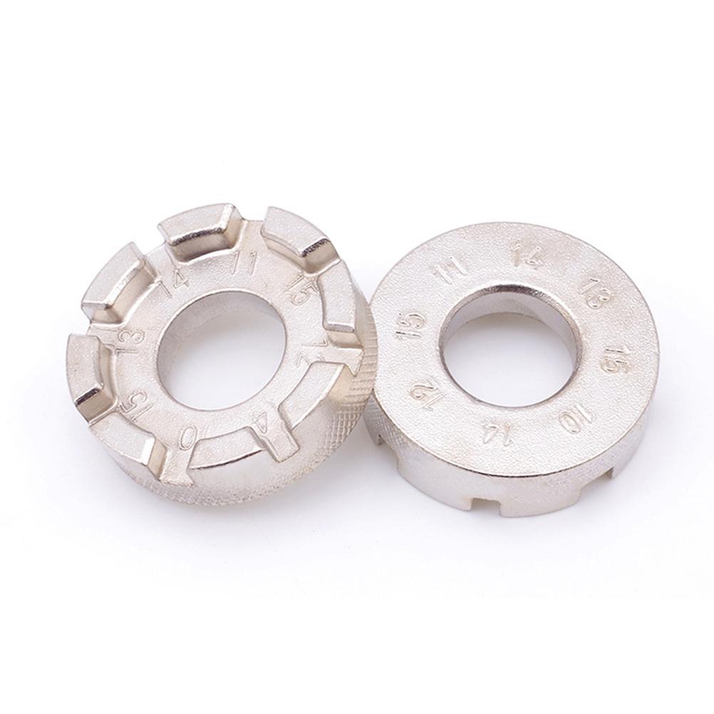 Steel 8 Way Spoke Spanner Key Wrench Wheel Rim Tightener for Bikes Wrench Bike Cycling Repair