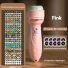 Puzzle Design Projection Flashlight 80 Patterns Cartoon Projector  Baby Development