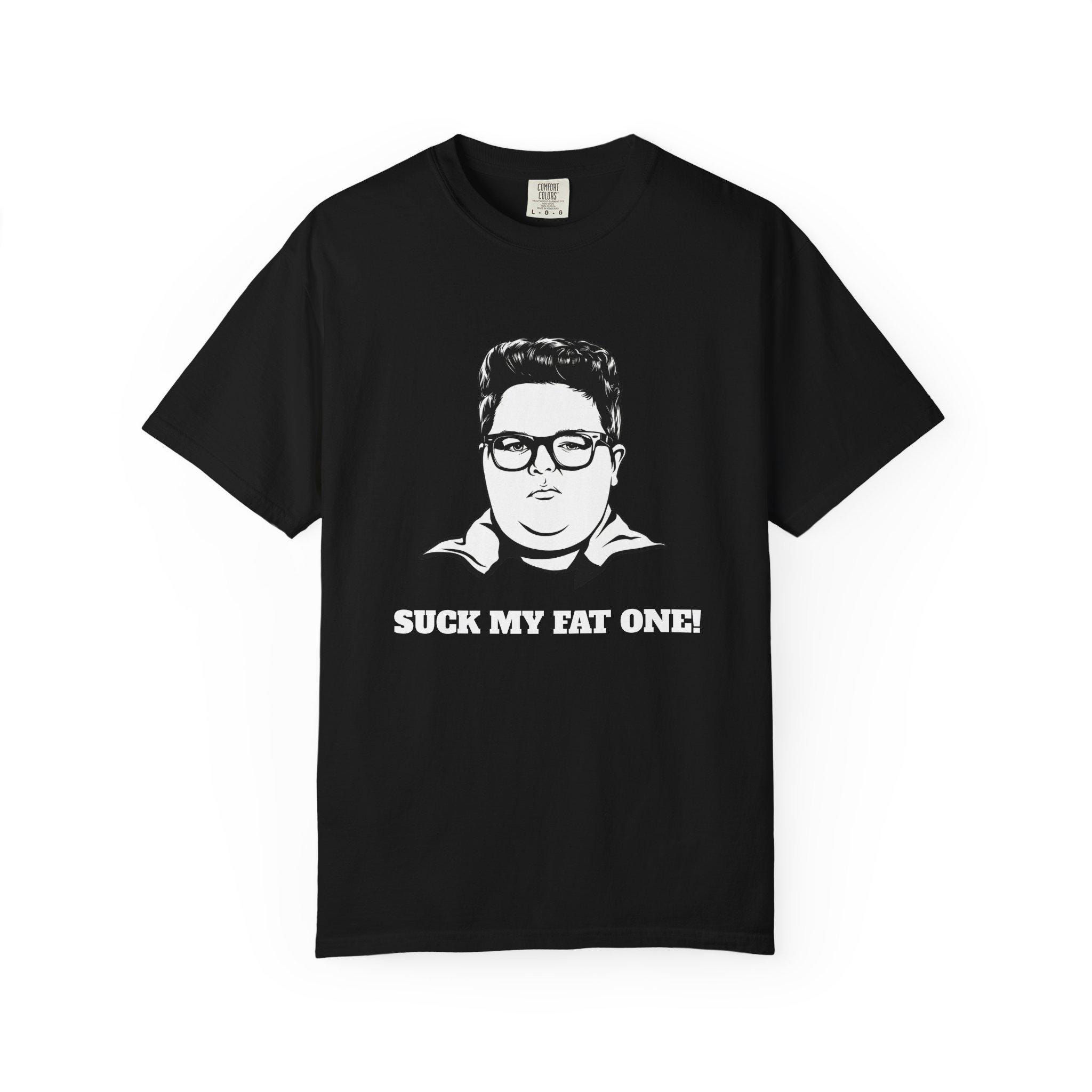 2026 Funny Suck My Fat Ass Tshirt Gift  Cotton Roundneck Loose Shortsleeved Mens and Womens Tshirt S