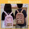 Children Backpack Capybara Cartoon Itabag Adjustable Shoulder Schoolbag Straps