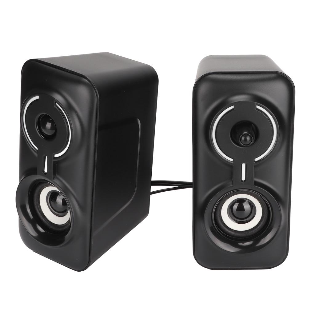 Desktop Computer Wired Speaker Desktop Game RGB Luminous Subwoofer Computer Box Speaker