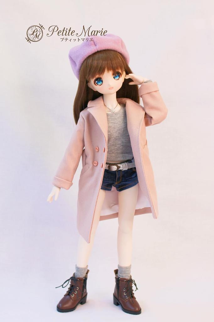 MDD Compatible Short 40cm Doll for BJD Dolls [Petite Marie] 1/3 Lace-up Boots, Brown, Shoes, [Petite Marie] [No.0183]