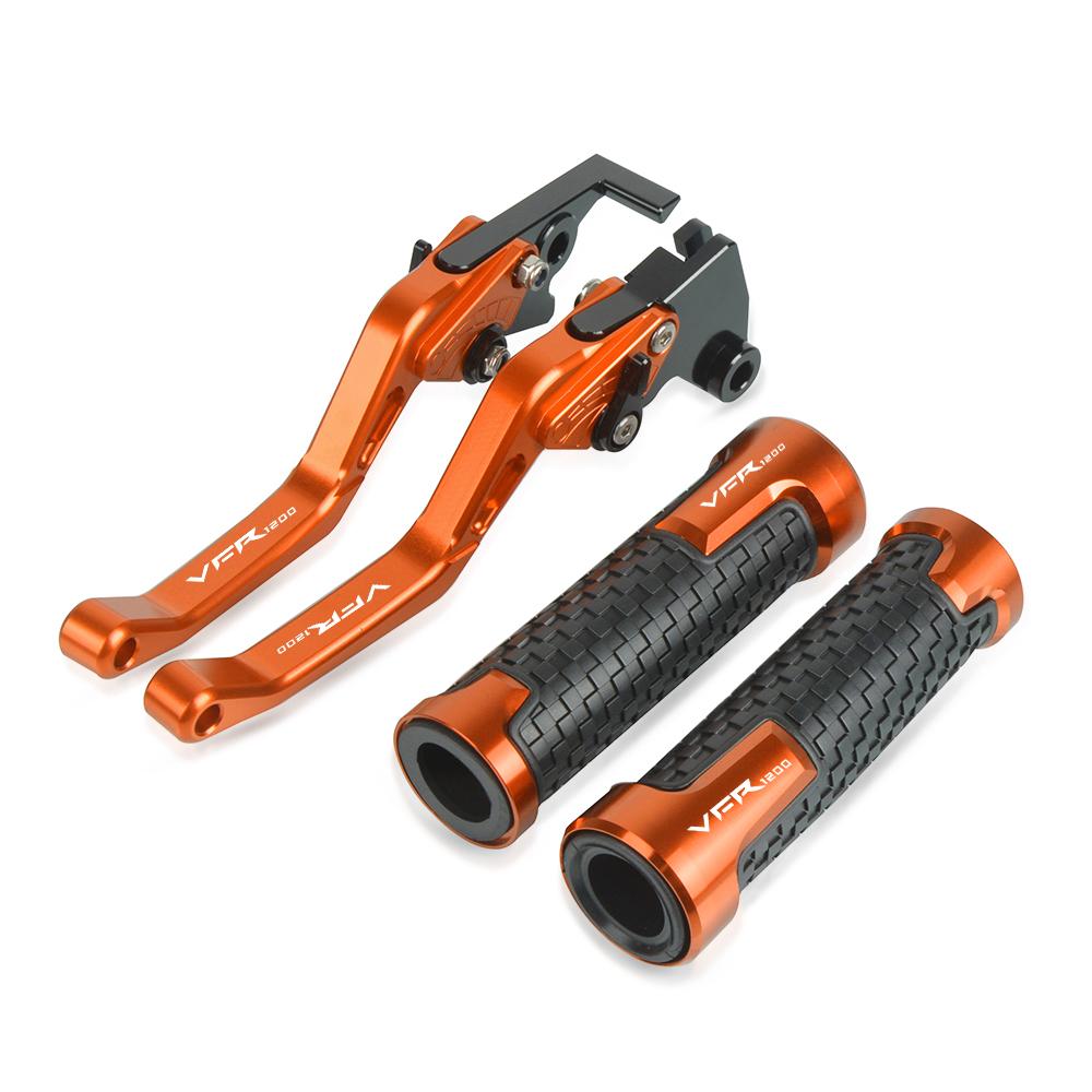 Motorcycle Clutch Brake Lever Aluminum Adjustable Brake Handle Clutch Lever FOR HONDA VFR1200 VFR 1200 2010 2011 2012