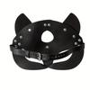 Chain Harness Cat Mask Black Color Masquerade Mask Sexy Fancy Mask  Cosplay Party