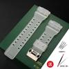16mm Harz-Silikon-Armband für Casio G-Shock GA-100/110/120 GA400/700 GD-100/110 G-8900 GLS-100 Herren Damen Schwarz Gold Uhrenarmband