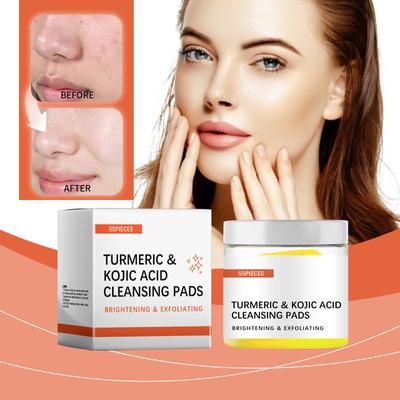 Cleansing Pads For Face And Body, Compressed Kojic Facial Sponges, Gentle Cleanser For All Skin Types 5ml