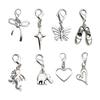 Delicate Shoe Pendant Stylish Key Pendant Fashion Key Adornment Unique Bag Pendant Alloy Texture Suitable for Shoe Bag