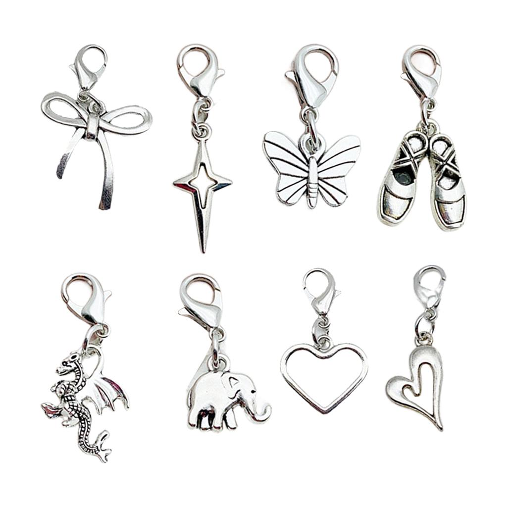 Delicate Shoe Pendant Stylish Key Pendant Fashion Key Adornment Unique Bag Pendant Alloy Texture Suitable for Shoe Bag