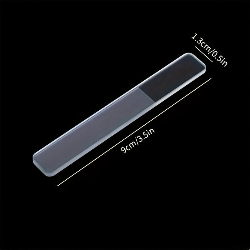 2/5 Pcs Glass Nail Shiner Crystal Nail Shine Buffer Polisher Crystal Glass Nano Nail File For Nails Care