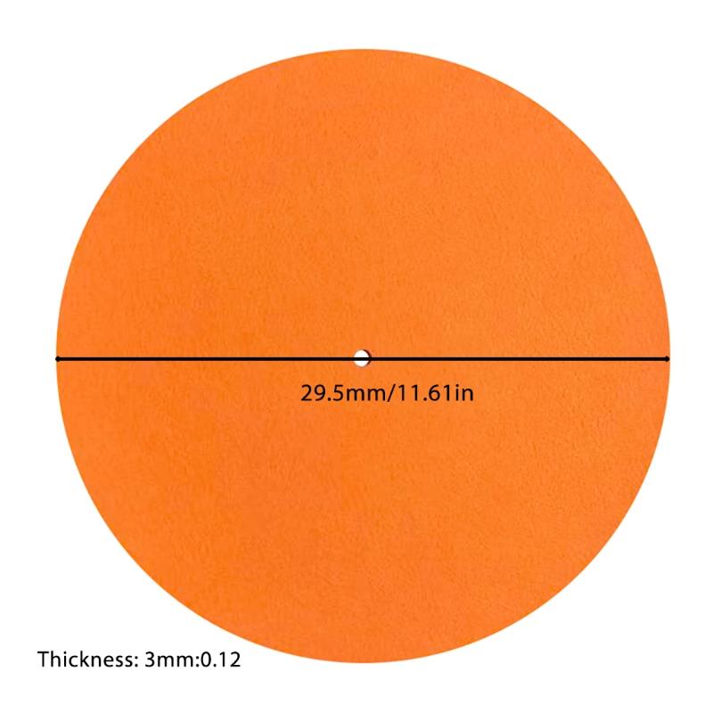 Ultra-Thin Anti-Static 12 In for LP Vinyl Turntable Record Player Pad For Phonographs Flet Mat Record Slipmat Mat Pad