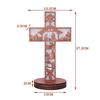 Easter Glowing Crossed Nativitys Ornament Wear-Resistance Decorative Props for Living Room Home
