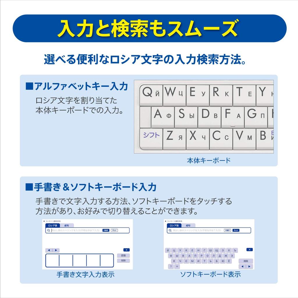 Casio Ruský elektronický slovník Ex-word XD-SR7700 (68 Obsah)