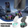 5-in-1 Mobile Phone Holder 360°Rotating Tablet Stand New Inductive Bluetooth Speaker