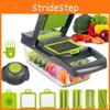 Vegetable Fruit Cutter Slicer Grater Shredder Drain Basket Slicer 8 In 1 Gadgets